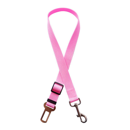 Adjustable Pet Car Seat Belt – Safety Harness Lead for Dogs & Cats