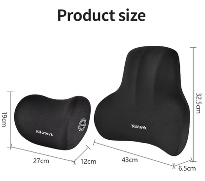 2025 NEW Sale 50% OFF 🎁Car Headrest Neck And Waist Pillow